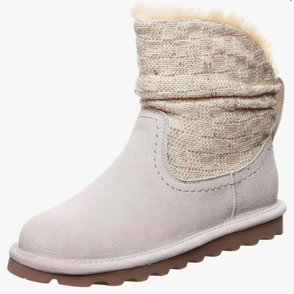 BEARPAW Women's Virginia Boots Winter White size 7, 38